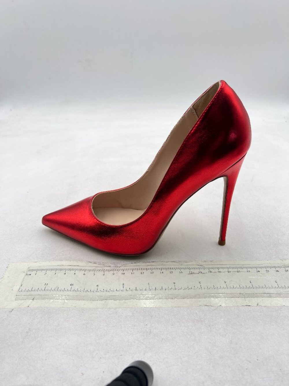 FSJ Red Pointed Toe Pumps High Heel Sexy Stilettos Slip On Office Cute Shoes